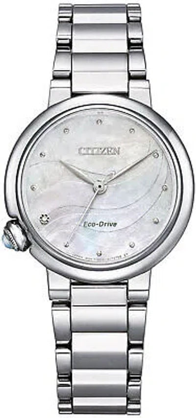 Pre-owned Citizen Silver Womens Analogue Watch Em0910-80d