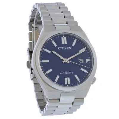 Pre-owned Citizen Tsuyosa Collection Mens Stainless Steel Automatic Watch Nj0150-56l