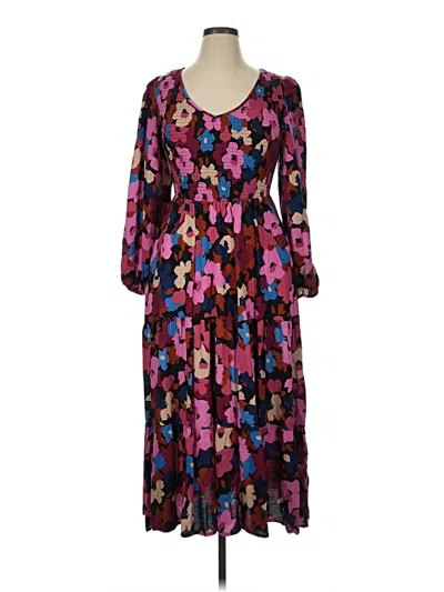 Pre-owned City Chic Casual Dress In Purple