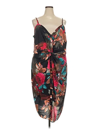 Pre-owned City Chic Cocktail Dress In Black