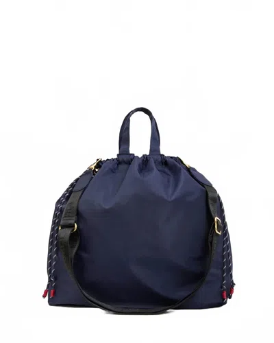 Clare V Sac Tout Recycled Nylon Twill Carryall Bag In Navy In Blue