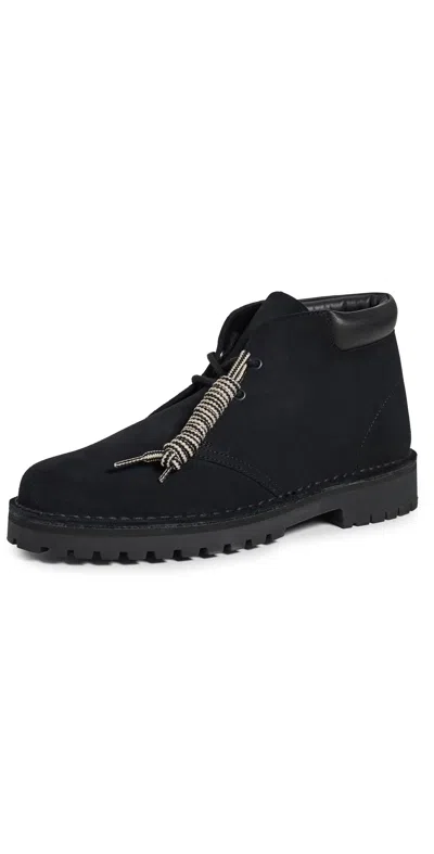 Clarks Desert 2456 Rock Boots Black Suede