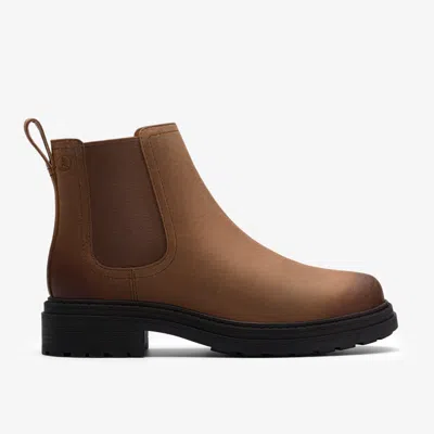 Clarks Orinoco 3 Lane Walnut Leather In Multi