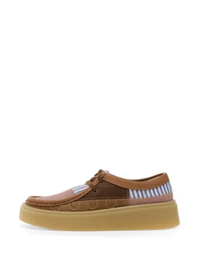 Clarks Torview Patchwork Derby Shoes In Multi