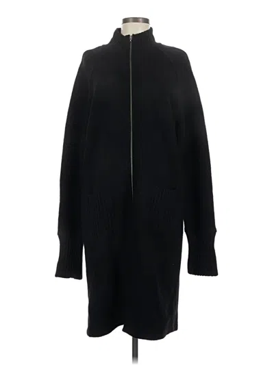 Pre-owned Classiques Entier Wool Coat In Black