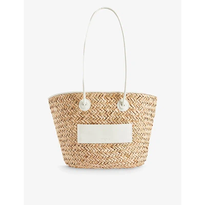 Claudie Pierlot Womens Naturels Dryanm Straw-woven Basket Bag