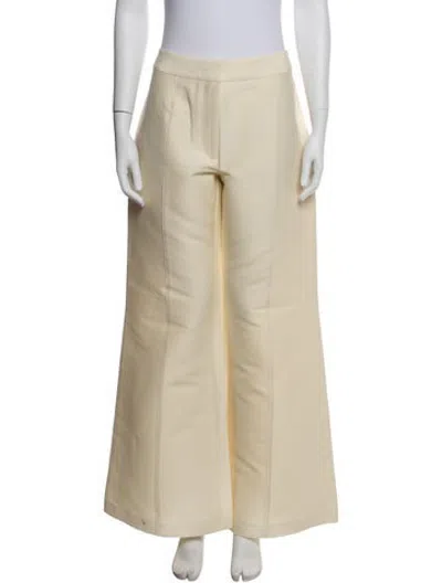 Pre-owned Clea Wide Leg Pants In Neutrals