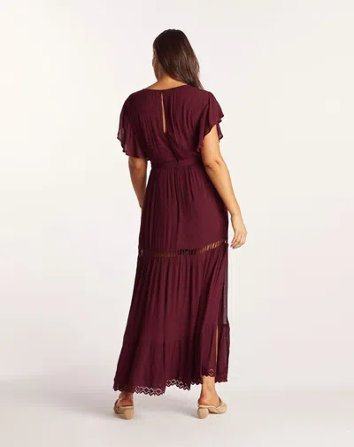 Cleobella Amery Maxi Dress Port In Brass