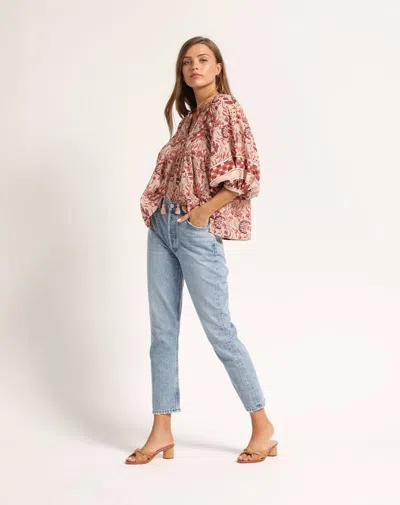 Cleobella Amy Blouse In Brass