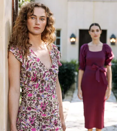 Cleobella Bryce Ankle Dress In Cassia Print