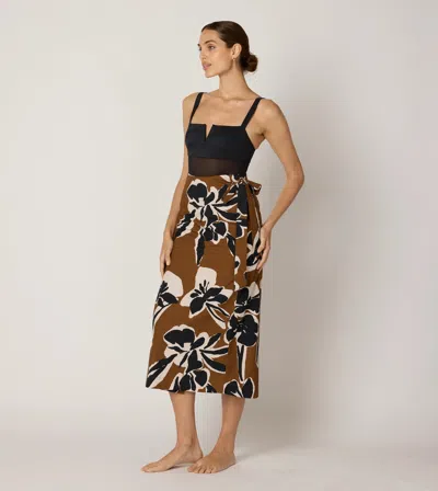 Cleobella Camilla Midi Skirt In Cassia