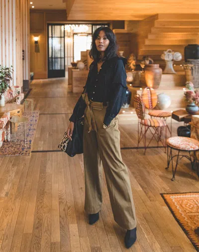 Cleobella Charlotte Trouser In Black