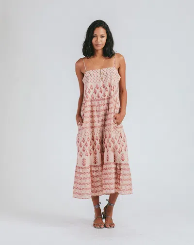 Cleobella Daisy Midi Dress In Gold