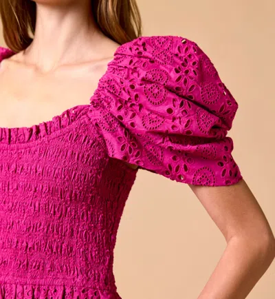 Cleobella Fay Maxi Dress In Fuschia
