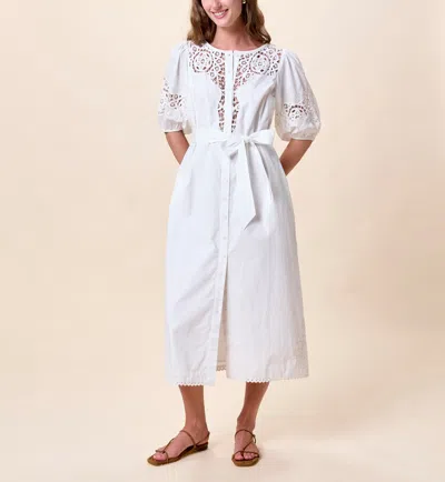 Cleobella Franny Midi Dress In White