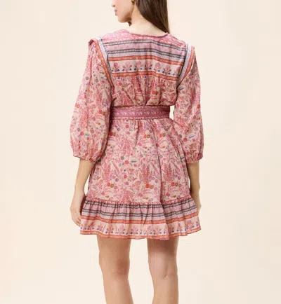 Cleobella Frieda Mini Dress In Beige / Pink / Blue / Navy