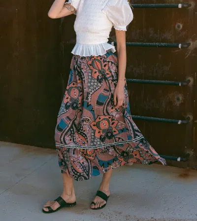 Cleobella Jodie Ankle Skirt In Cassia
