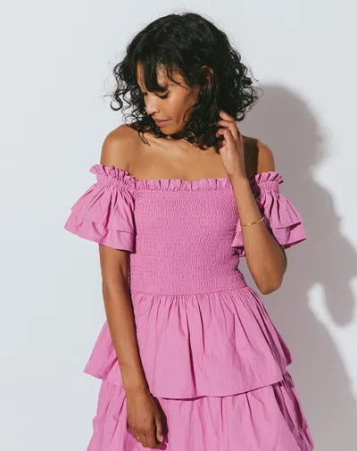 Cleobella Kaiya Midi Dress In Ivory
