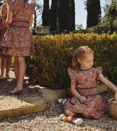 Cleobella Littles Littles Dandelion Dress In Paradiso Print