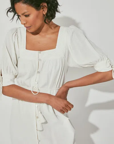Cleobella Lola Midi Dress In Ivory