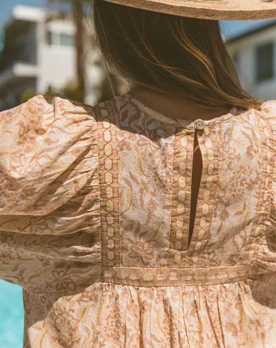 Cleobella Magdalena Mini Dress In Gold