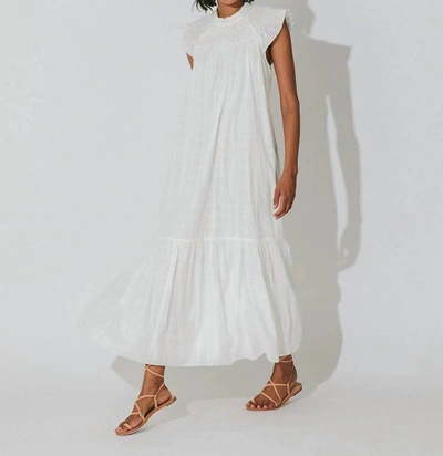 Cleobella Malta Ankle Dress In Ivory In Multi