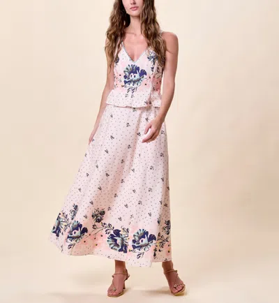 Cleobella Mena Ankle Dress In Pink / Blue / Black / Ivory / Multi
