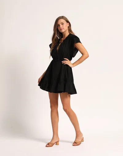 Cleobella Micah Dress Black In Brass