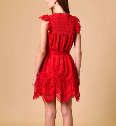 Cleobella Mireya Mini Dress In Red
