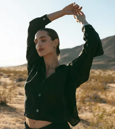 Cleobella Negara Blouse In Azulejo