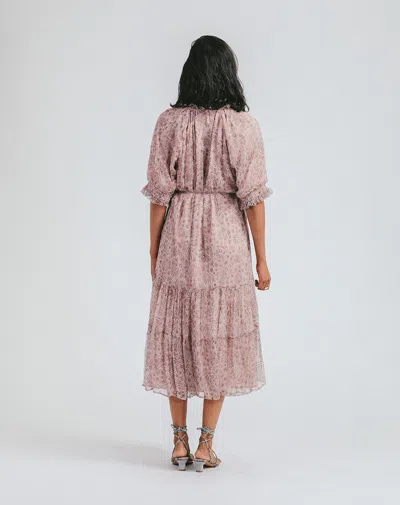 Cleobella Piper Midi Dress In Gold