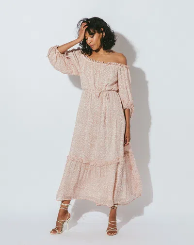 Cleobella Saige Ankle Dress In Ivory