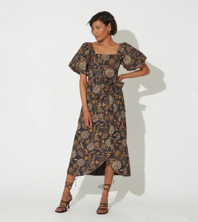 Cleobella Seraphina Midi Dress In Cassia Print