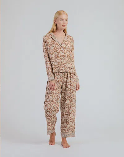 Cleobella Venus Pajama Set In Gold
