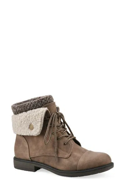 Cliffs By White Mountain Duena Faux Shearling Trimmed Hiking Boot In Multi
