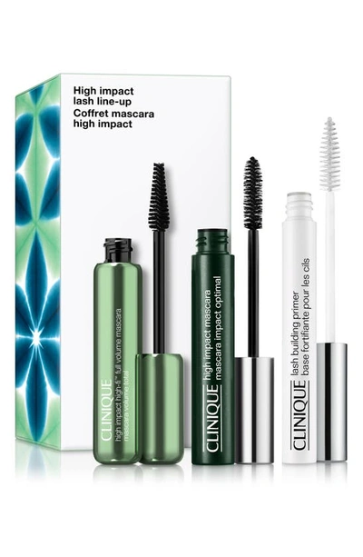 Clinique High Impact Lash Line-up Mascara Set (limited Edition) $74 Value In White