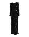 Clips Woman Maxi Dress Black Size 6 Polyester