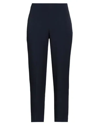 Clips Woman Pants Midnight Blue Size 8 Acetate, Viscose