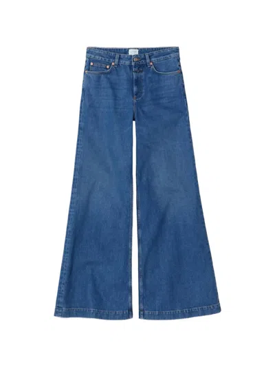 Closed Belt-loops Jeans In Blue