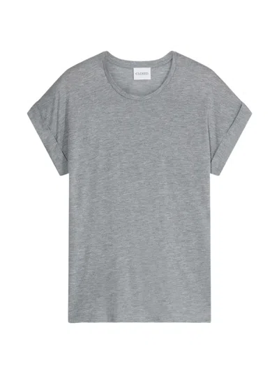 Closed Crew-neck T-shirt In Gray