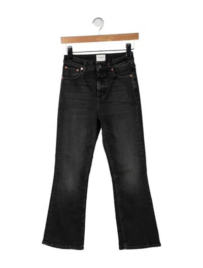 Pre-owned Closed High-rise Flared Jeans In Black