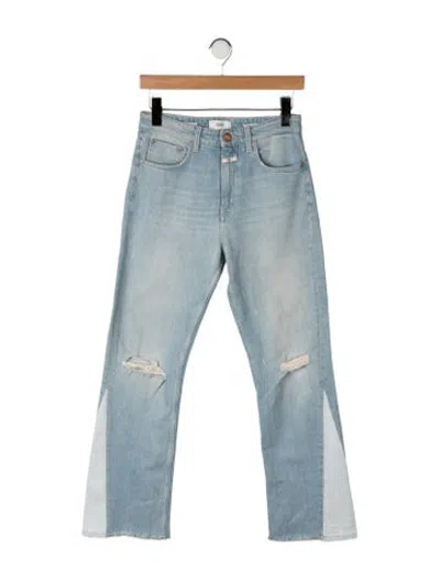 Pre-owned Closed High-rise Flared Jeans In Blue