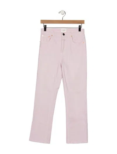 Pre-owned Closed High-rise Straight Leg Jeans In Pink