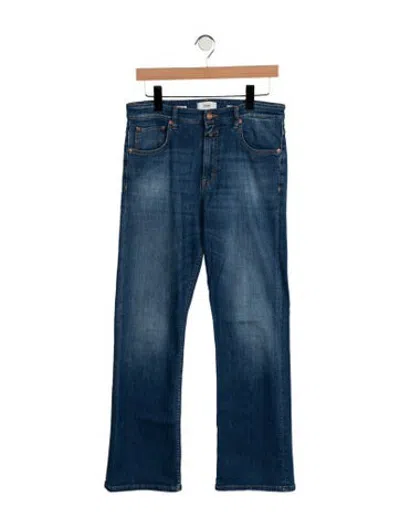Pre-owned Closed Mid-rise Flared Jeans In Blue