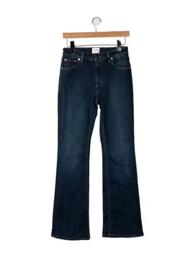 Pre-owned Closed Mid-rise Flared Jeans In Blue