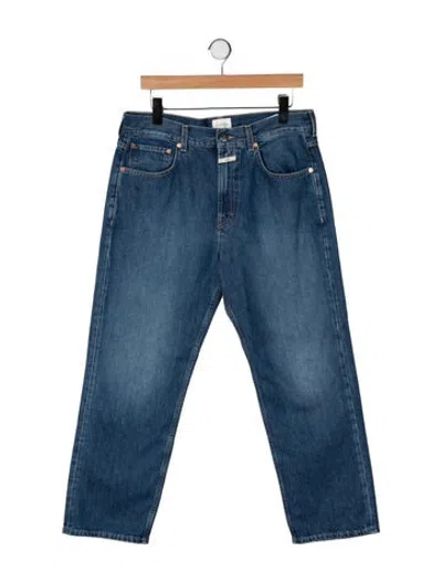 Pre-owned Closed Mid-rise Straight Leg Jeans In Blue