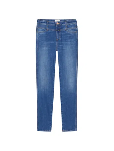 Closed Skinny Pusher Jeans In Blue