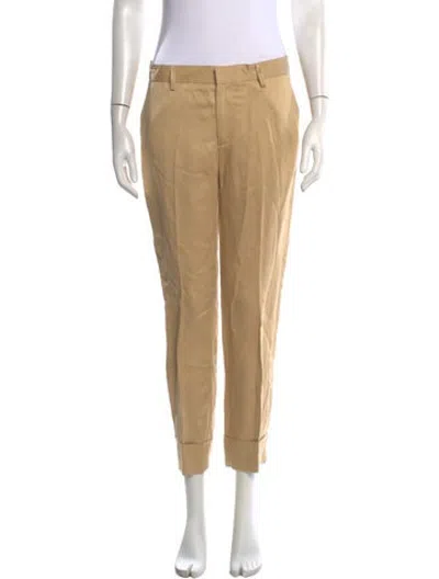 Pre-owned Closed Straight Leg Pants In Neutrals