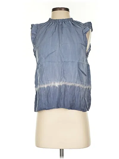 Pre-owned Cloth & Stone Sleeveless Blouse In Blue