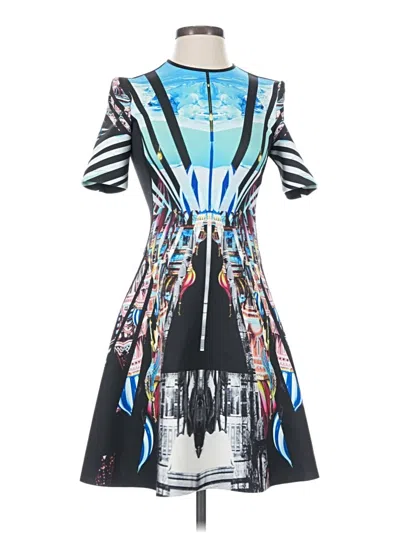 Pre-owned Clover Canyon Cocktail Dress In Blue